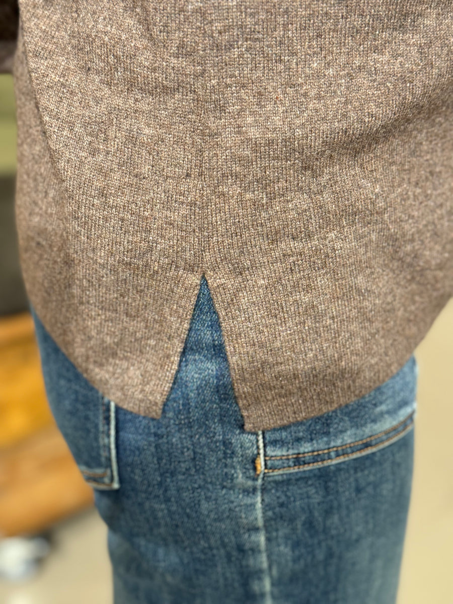 BTF CPH Cashmere Pullover - Brown Melange | BTF CPH | Køb online hos Moster D – Hurtig levering