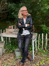 Notyz Biker Jacket - Black w. Gold | Notyz | Køb online hos Moster D – Hurtig levering