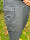 Isay Firenze Stretch Chino - Dark Grey Melange | Isay | Køb online hos Moster D – Hurtig levering