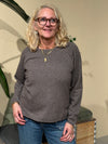 BTF CPH Cashmere Pullover - Brown Melange | BTF CPH | Køb online hos Moster D – Hurtig levering