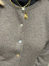 BTF CPH Cashmere Cardigan - Brown Melange | BTF CPH | Køb online hos Moster D – Hurtig levering