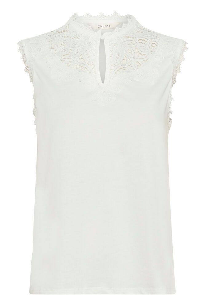 Cream Suny Top - Snow White