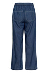 Cream Agate Pant - Rossland Pinstriped Denim