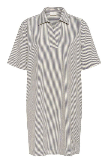 Kaffe Naya Striped Dress - Midnight / White Stripe