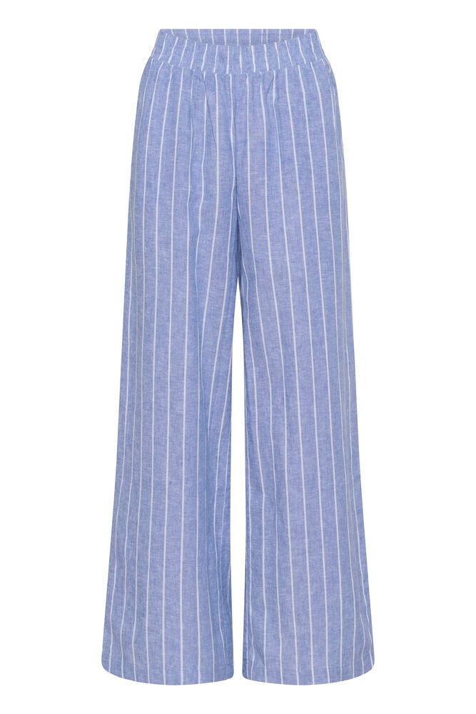 Culture Arletty Pants - Powder Blue/Gardenia Stripe