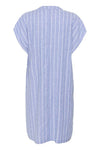 Culture Arletty Dress - Powder Blue/ Gardenia Stripe