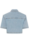 Kaffe Minna Denim Shirt - Light Blue Washed Denim