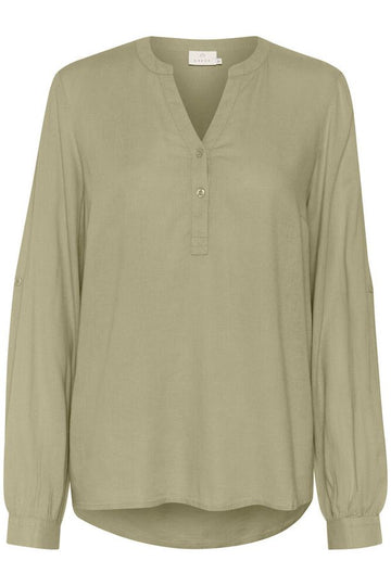 Kaffe Milia Blouse - Oil Green