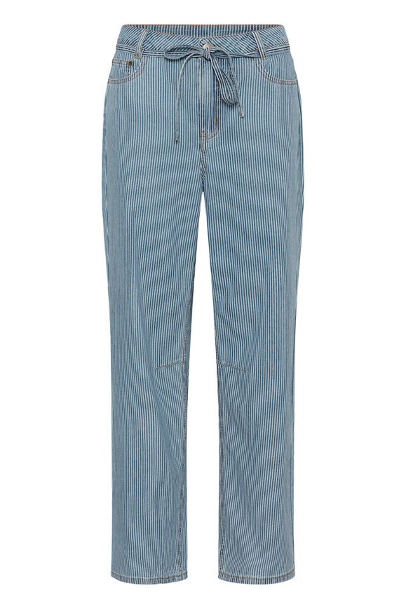 Culture Ayna Pants - Blue/White Stripe
