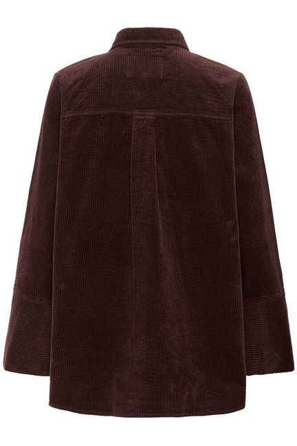 Culture Baela Klay Shirt Jacket - Bitter Chocolate