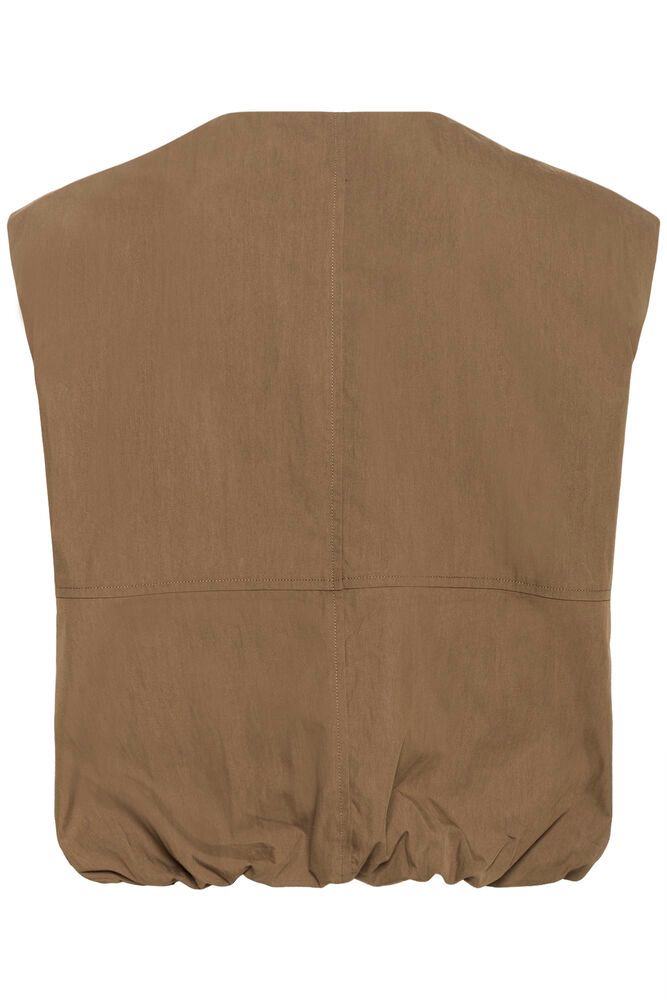 Culture Corneline Waistcoat - Cub Brown