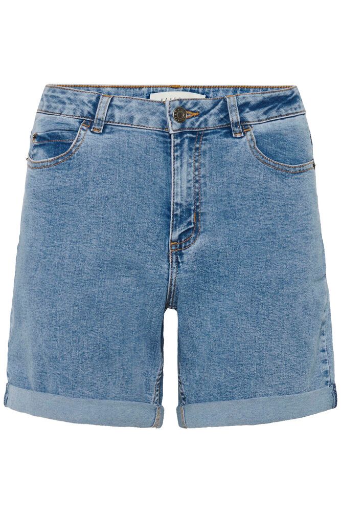 Kaffe Vilma Denim Shorts - Washed Blue Denim