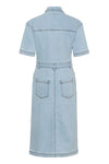 Kaffe Minna Dress - Light Blue Washed Denim