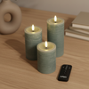 Delight 3-pk Indendørs Led-lys - Sage Green
