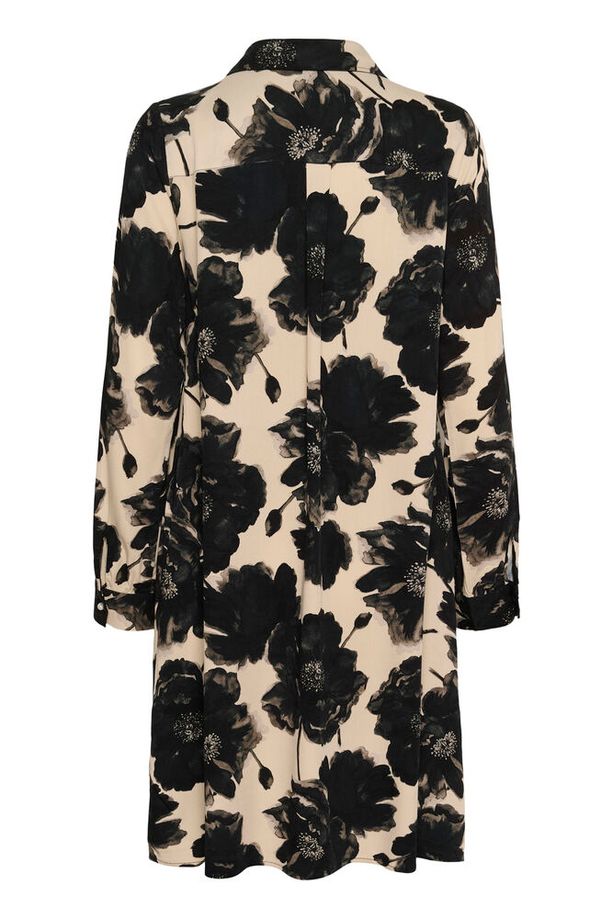 Culture Rachel Elitha Short Dress - Black/Offwhite Flower (PRE-ORDRE SEPTEMBER)