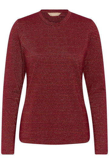 Culture Kiddy LS Oneck - Zinfandel/Red Stripe (PRE-ORDRE SEPTEMBER)