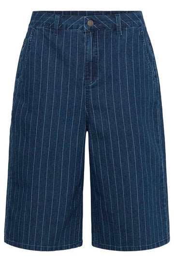 Culture Mai Renny City Shorts - Dark Blue Wash