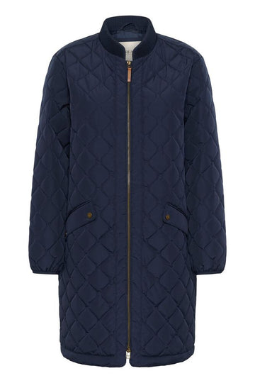 Cream Arwen Jacket - Navy Blazer