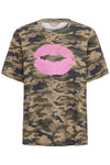 Culture Dorit Gith T-shirt - Green Camouflage