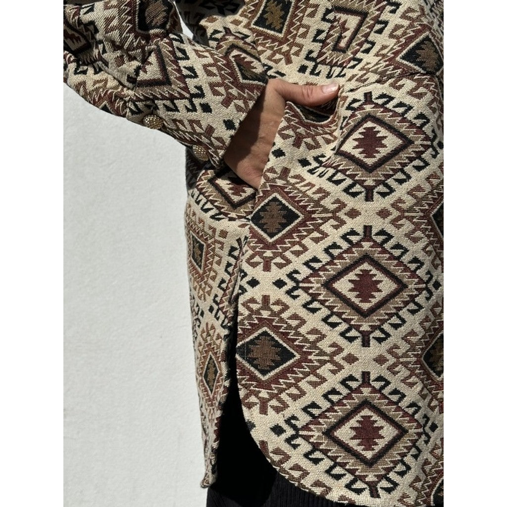 Gaspar Stockholm Jaquard Shirt - Brown