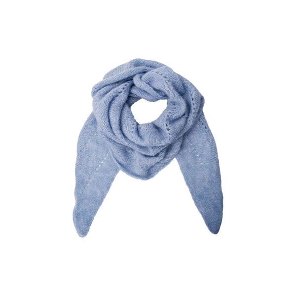 Black Colour Dell Knitted Mini Scarf - Jeans