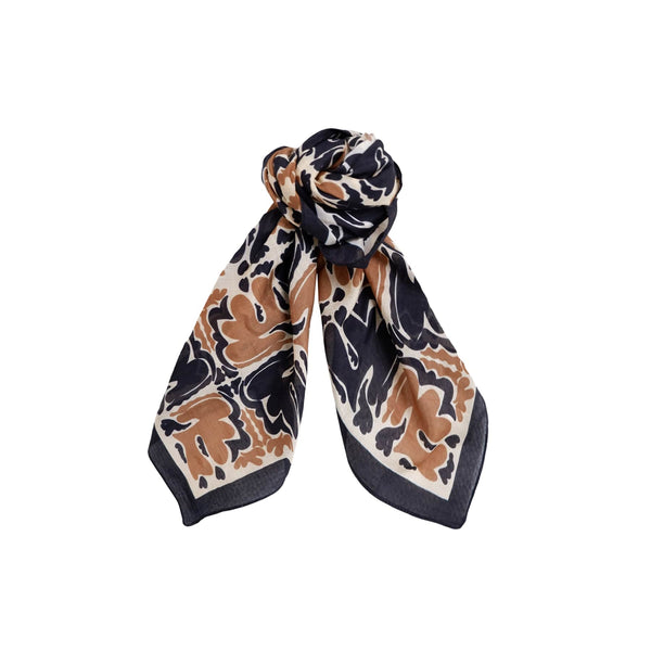 Black Colour Bronte Mini Scarf - Black