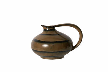 Lauvring Stripe Vase - Taupe