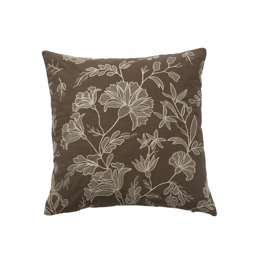 Lene Bjerre Veola Pudebetræk 50 x 50 cm - Brown/Linen
