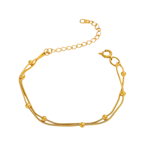 Beads Armbånd 18K Guldbelagt | muun studios | Køb online hos Moster D – Hurtig levering