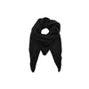 Black Colour Dell Knitted Mini Scarf - Black