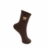 Black Colour Rasmine Sock - Coffee