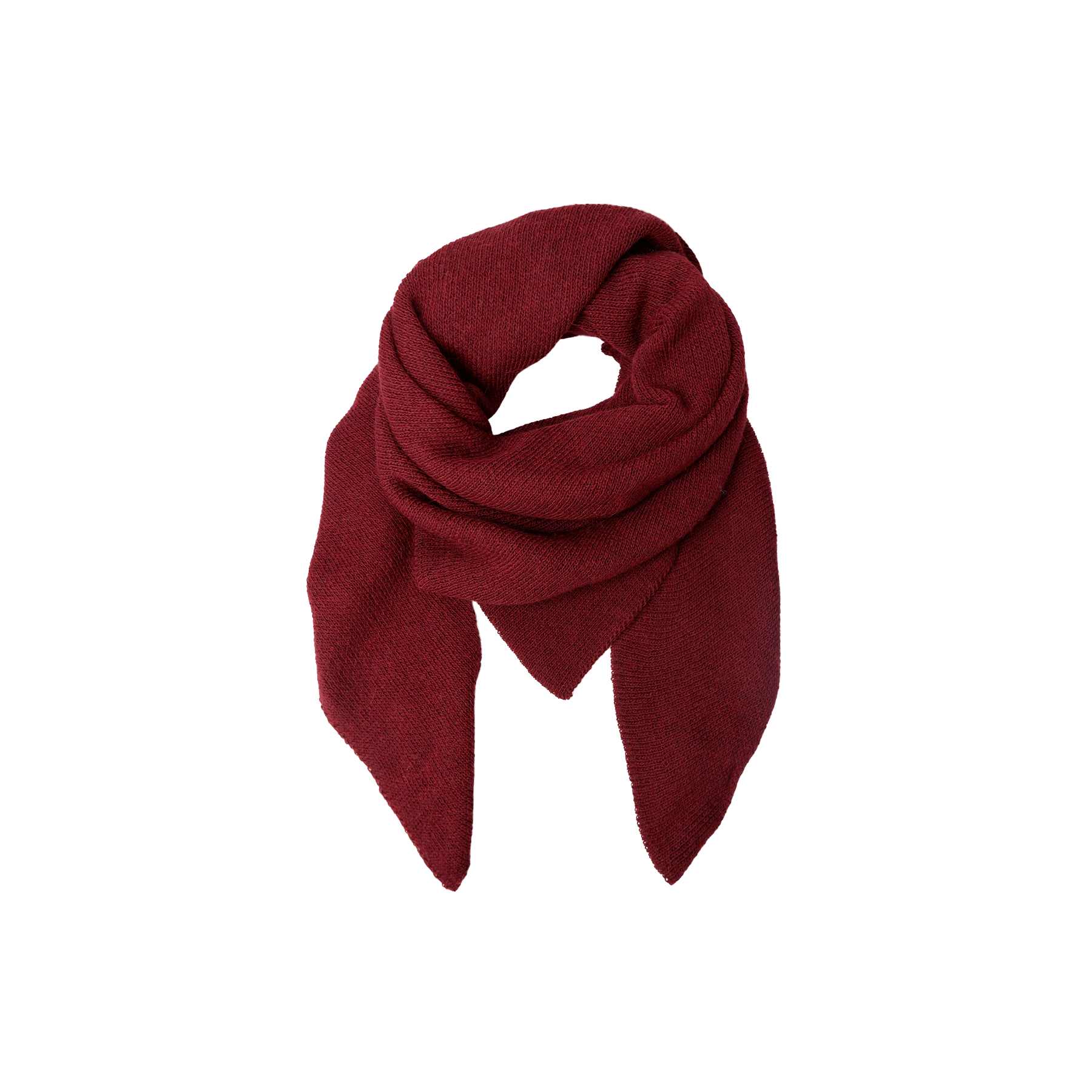 Black Colour Bex Solid Scarf - Wine