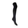 Black Colour Malika Kneehigh Rib Sock - Black