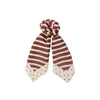 Black Colour Cheri Mini Scarf - Coffee