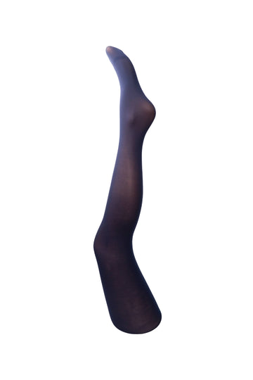 Black Colour Asta Tights - Navy