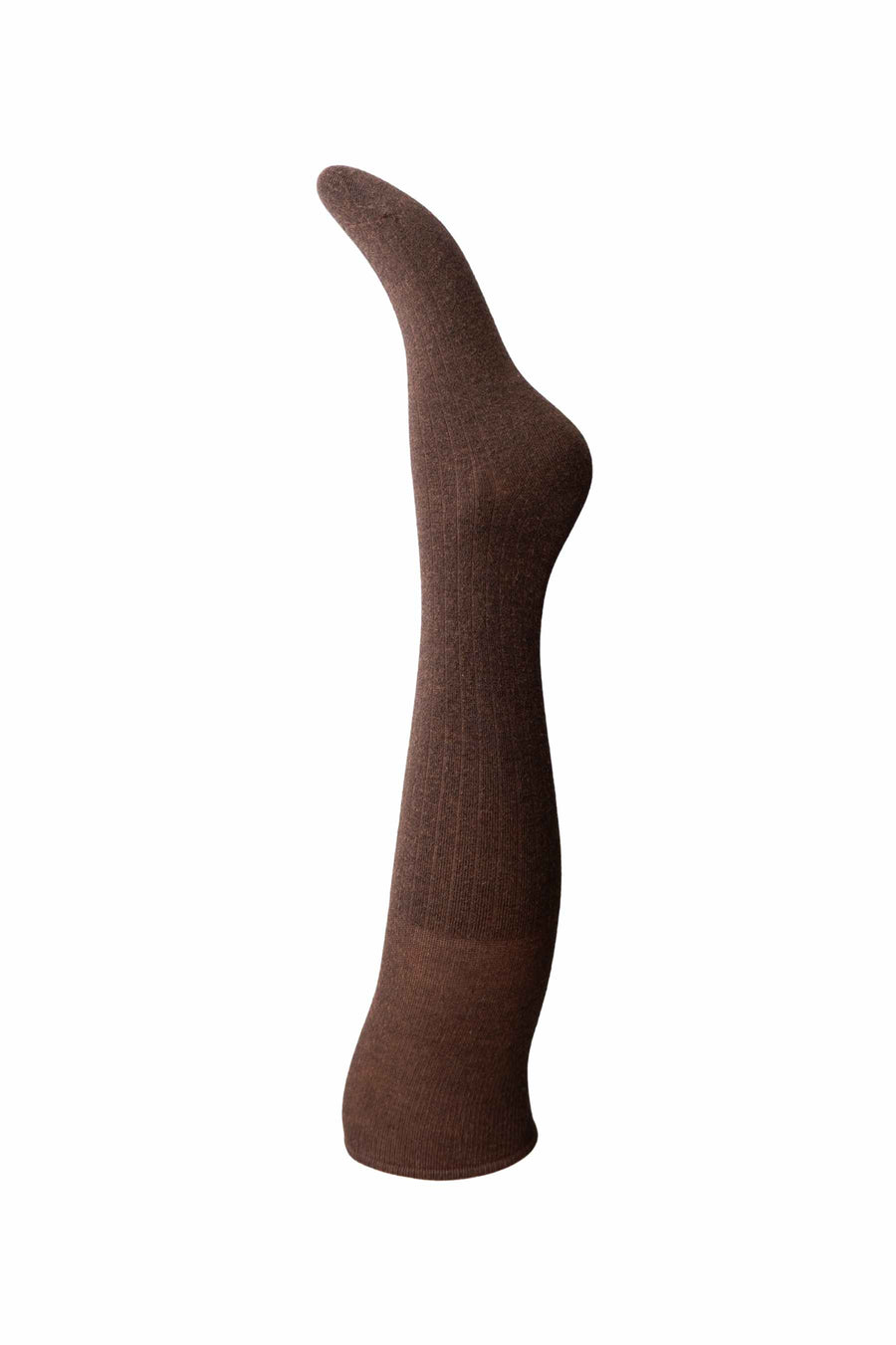 Black Colour Tatiana Knee Sock - Coffee