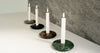Uyuni LED Stagelys, Nordic White, Smooth, 2-pack, Ø2,3 x H15 cm