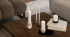 Uyuni LED Bloklys, Nordic White, Smooth, Ø5,8 x H22 cm