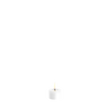Uyuni LED Fyrfadslys, Nordic White, Smooth, Ø5 x H2,8 cm