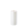 Uyuni LED Bloklys, Nordic White, Smooth, Ø10,1 x H20 cm
