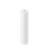 Uyuni LED Bloklys, Nordic White, Smooth, Ø5,8 x H22 cm