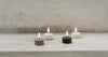 Uyuni LED Fyrfadslys, Nordic White Wax, Smooth, Ø4 x H2,1 cm