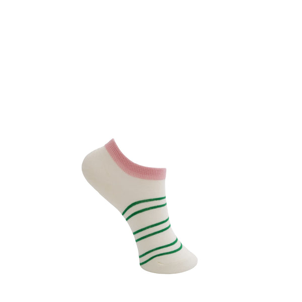 Black Colour Milo Anclet Sock - Creme