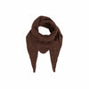 Black Colour Adelina Scarf - Mocca